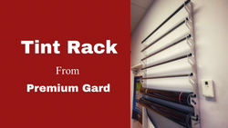 Display for Window Film Rolls - Tint Rack